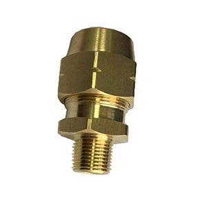 Air Brake Fittings for Rubber Tube,3/8" Hose ID x 3/8" Pipe Thread Male Connector(Pack of 1).