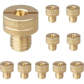 Carburetor Jet Kit Main Jets Fit for Mikuni VM22 VM24 VM26 125cc 150cc 200cc 250cc Mini Bike Dirt Bike Pit Bike ATV. 88 90 95 98 100 105 110 115 120 125.(10Pcs).