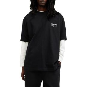 AllSaints Men's Underground Short Sleeve Crew Neck Shirt