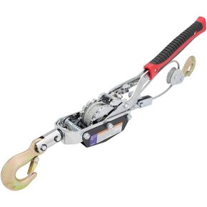 MichaelPro MP009089 4-Ton Power Hand Winch Puller | Double Gear Winch Puller for Automotive, Construction, Farm, Ranch, Fences Uses