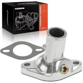 A-Premium 14081284 Engine Coolant Thermostat Housing Compatible with Select Chevrolet/GMC/Oldsmobile Models - Astro, C10, C2500, K1500, S10 Blazer, G3500, Safari, Sonoma, Syclone, Typhoon, Bravada
