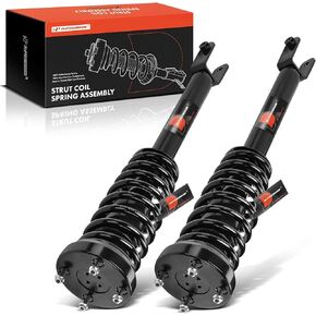 A-Premium Front Pair (2) Complete Strut and Coil Spring Assembly Compatible with Jaguar XJ 2010, XJ8 XJR 2004-2009, Super V8, Vanden Plas, Driver and Passenger Side, Replace# 31-111700, 31111700