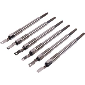 JEENDA 6PCS Glow Plugs Compatible with Case IH Farmall 340 460 560 504 606 656 656U 660 International 101 151 181 315 403 405 453 503,Replaces# 304131R3, 304131R1, 304131R2, 343894R1, 343977R1