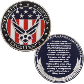 Air Force Insignia Challenge Coin-US Air Force Military Challenge Coin for Military Gift
