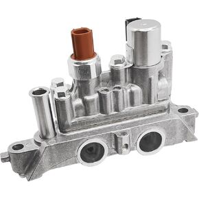 Engine Variable Valve Timing (VVT) Solenoid Compatible with Honda 2008-2012 Accord 3.5L | 08-17 Odyssey 3.5L | 2009-2015 Pilot 3.5L, Front Spool Valve Assembly Replace# 15810-R70-A04, 918-056