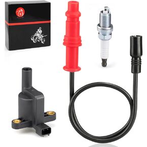 Ignition coil w/Wire Cap & Spark plug for Polaris Sportsman EPS/EFI/XP 550 2009-2014 Sportsman 500 EFI 2008-2014