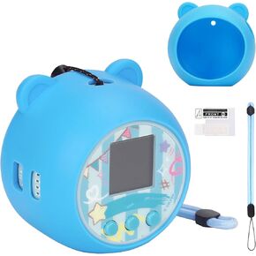 MGZNMTY Silicone Case Compatible with Punirunes Virtual Pet, Protective Skin Cover for Punirunes Interactive Digital Toy (Teal)