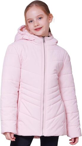 WULFUL Girl’s Winter Waterproof Coat Warm Hooded Parka Jacket Long in Saudi Arabia