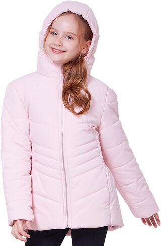 WULFUL Girl’s Winter Waterproof Coat Warm Hooded Parka Jacket Long in Saudi Arabia