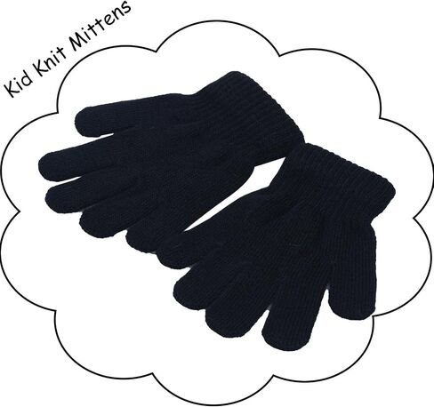 Winter Ear Muffs Gloves Set for Kids with Adjustable Sequins Shiny Fluffy Warm Earmuffs for Kids Outdoor Cold Weather in Kuwait