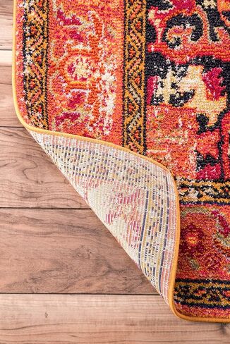سجادة منطقة nuLOOM Vintage Mackenzie، مقاس 7 أقدام و10 بوصات مربعة، وردي بنفسجي in Kuwait