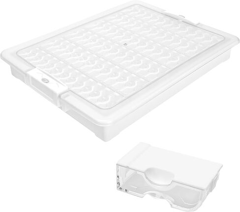 Diamond Bead Organizer Storage System, 78 Tray Containers, Removable Snap Shut Lid Clear Plastic Solution for Various Rhinestone Jewelry Painting Drill DIY Nail Art Cross Stitch Tool, Other Small Item in Saudi Arabia