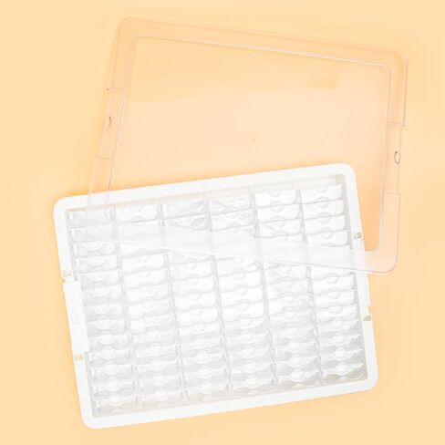 Diamond Bead Organizer Storage System, 78 Tray Containers, Removable Snap Shut Lid Clear Plastic Solution for Various Rhinestone Jewelry Painting Drill DIY Nail Art Cross Stitch Tool, Other Small Item in Saudi Arabia