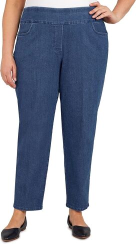 Alfred Dunner Womens Plus-Size Super Stretch Mid-Rise Short Length Pant in Saudi Arabia