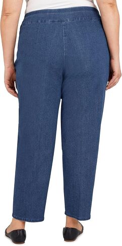 Alfred Dunner Womens Plus-Size Super Stretch Mid-Rise Short Length Pant in Saudi Arabia