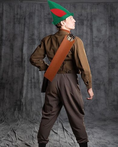 Panitay 2 قطعة من إكسسوارات زي الهالوين، قبعة لباد خضراء، قبعة مصنوعة يدويًا على الكتف الخلفي مع حزام للحفلات التنكرية، مقاس واحد يناسب الجميع للرجال والنساء البالغين in Kuwait