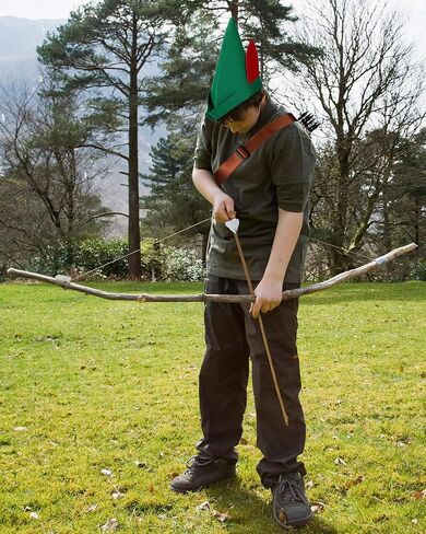 Panitay 2 قطعة من إكسسوارات زي الهالوين، قبعة لباد خضراء، قبعة مصنوعة يدويًا على الكتف الخلفي مع حزام للحفلات التنكرية، مقاس واحد يناسب الجميع للرجال والنساء البالغين in Kuwait