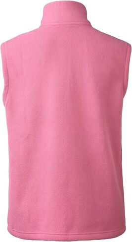 Sofra Women's Polar Fleece Full Zip Up Winter Vest (M, D.Rose) in Kuwait