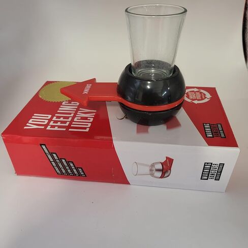 BlessingsHub Spin The Shot Party Game for Adults – Fun Spinner Game with 2 Oz Glass, Ideal for Parties, BBQs, and Gag Gifts in Saudi Arabia