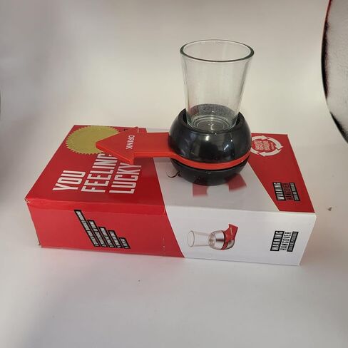 BlessingsHub Spin The Shot Party Game for Adults – Fun Spinner Game with 2 Oz Glass, Ideal for Parties, BBQs, and Gag Gifts in Saudi Arabia