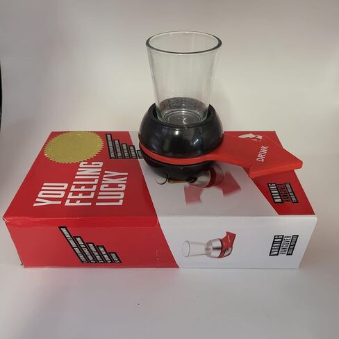 BlessingsHub Spin The Shot Party Game for Adults – Fun Spinner Game with 2 Oz Glass, Ideal for Parties, BBQs, and Gag Gifts in Saudi Arabia