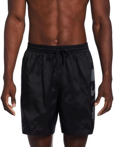 Nike 7" Volley Black Swim Trunks NESSD514-001 Men's Medium in Saudi Arabia