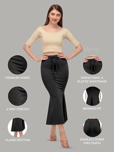 Saree-Shapewear Petticoat for Women, Cotton Blended,Petticoat,Skirts for Women,Shape Wear Dress for Saree in Saudi Arabia