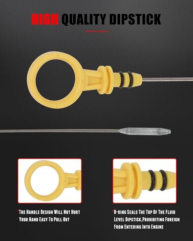 CCIYU ‎12607379 Engine Oil Dipstick Replacement for Buick Allure Lacrosse Regal Verano for Chevrolet Captiva Sport Cobalt Equinox HHR Impala Malibu for GMC Dip Stick for Checking Oil Dipstick in Saudi Arabia