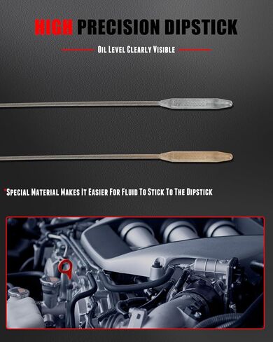 CCIYU ‎12607379 Engine Oil Dipstick Replacement for Buick Allure Lacrosse Regal Verano for Chevrolet Captiva Sport Cobalt Equinox HHR Impala Malibu for GMC Dip Stick for Checking Oil Dipstick in Saudi Arabia
