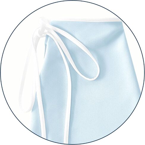 Ballet Wrap Skirt Women Elastic Waistband Sheer Textured Dance Skirt in Saudi Arabia