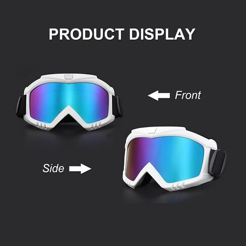 Dirt Bike Goggles with Face Mask, Motorcycle ATV Motocross Ski Goggles Racing Helmet Goggles in Saudi Arabia