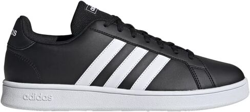 adidas Grand Court Base Shoes Men's, Black, Size 13 in Saudi Arabia