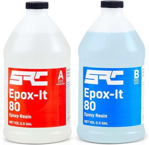 Black Epoxy Resin (32 Ounce), High-Gloss Pure Black Resin Epoxy | No Black Epoxy Dye, Black Resin Pigment, or Black Mica Powder Needed |for DIY Bubble-Free Epoxy Tabletops, Resin Art, Jewelry Making in Kuwait