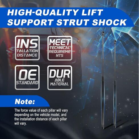 Rear Window Glass Lift Supports Shock Struts for 1997-2006 Wrangler Replaces 55076310AB SG214012 4249,2-PC Set in Saudi Arabia
