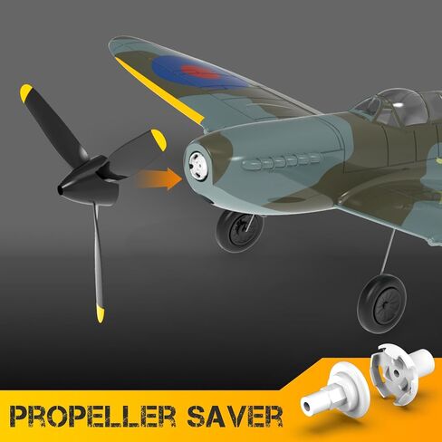 RC Plane, 4-CH Remote Control Airplanes Ready to Fly P47 Radio Controlled Aircraft for Beginners with Xpilot Stabilization System, One Key Aerobatic Airplane (76116 RTF) in Saudi Arabia