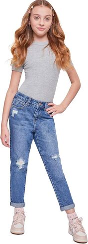 YMI Girls Taylor Dream Relaxed Fit Cuffed Jeans in Saudi Arabia