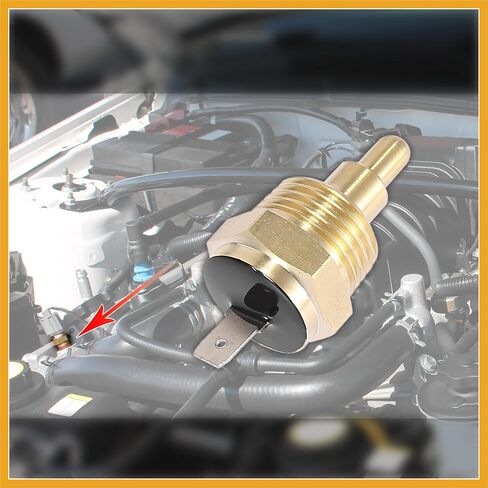 العالمي السيارات المبرد محرك تبريد مروحة درجة الحرارة ترموستات مفتاح مستشعر 1/2 "NPT 170 درجة على 155 درجة قبالة استبدال in Saudi Arabia