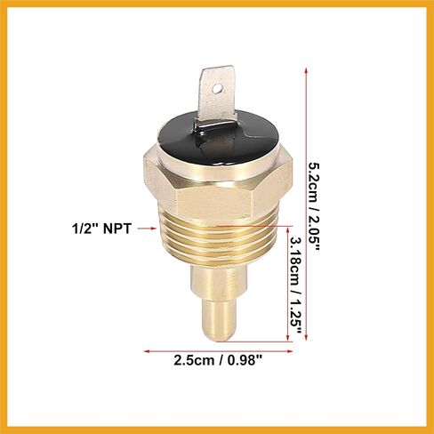 العالمي السيارات المبرد محرك تبريد مروحة درجة الحرارة ترموستات مفتاح مستشعر 1/2 "NPT 170 درجة على 155 درجة قبالة استبدال in Saudi Arabia