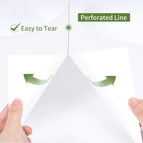 ورق حراري مقاس 8.5 بوصة × 11 بوصة - ورق حراري متعدد الأغراض 200 ورقة، ورق طابعة متوافق مع M08F-Letter، MT800، MT800Q والطابعات المحمولة الأخرى in Kuwait