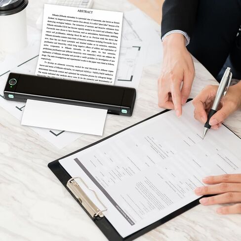 ورق حراري مقاس 8.5 بوصة × 11 بوصة - ورق حراري متعدد الأغراض 200 ورقة، ورق طابعة متوافق مع M08F-Letter، MT800، MT800Q والطابعات المحمولة الأخرى in Kuwait