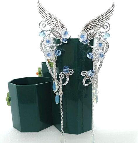 Fairy Elf Ear Cuffs for Women, Renaissance Fairy Costume Accessories for Women Halloween Cosplay Party in Saudi Arabia