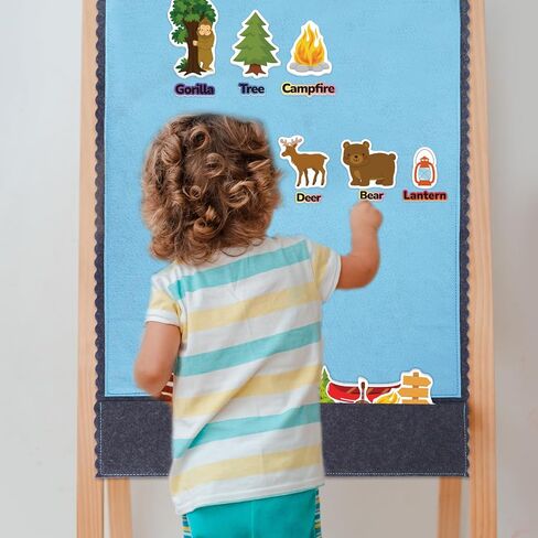 CHEFAN Career Dress-Up Felt Pieces, Felt Story Board Pieces, Flannel Stories for Toddlers, Precut Felt Figures, Small Community Helpers Flannel Graph for Early Education, Kindergarten, Homeschool in Kuwait