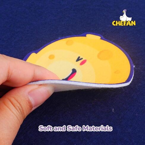 CHEFAN Career Dress-Up Felt Pieces, Felt Story Board Pieces, Flannel Stories for Toddlers, Precut Felt Figures, Small Community Helpers Flannel Graph for Early Education, Kindergarten, Homeschool in Kuwait