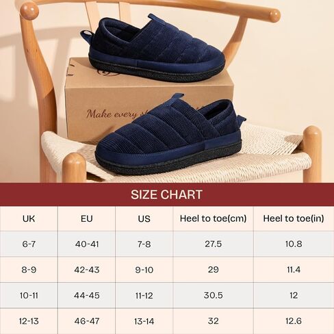 شبشب رجالي مبطن من EverFoams، سروال قصير ناعم ومريح، مغلق من الخلف، للاستخدام الداخلي والخارجي، حذاء منزلي من الإسفنج ذو الذاكرة in Saudi Arabia