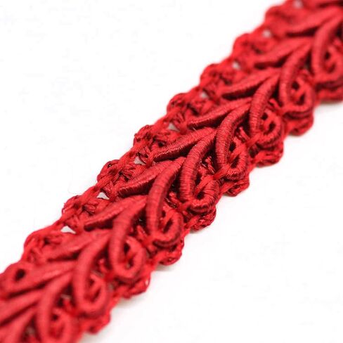 1/2-Inch Braid Trim (25 Yard Roll) | BR-708-19 Orange in Saudi Arabia