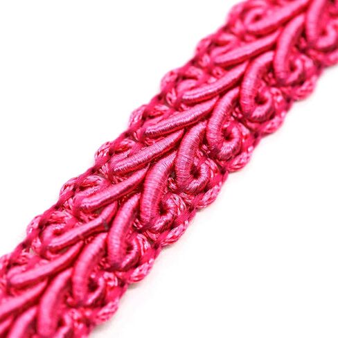 1/2-Inch Braid Trim (25 Yard Roll) | BR-708-19 Orange in Saudi Arabia