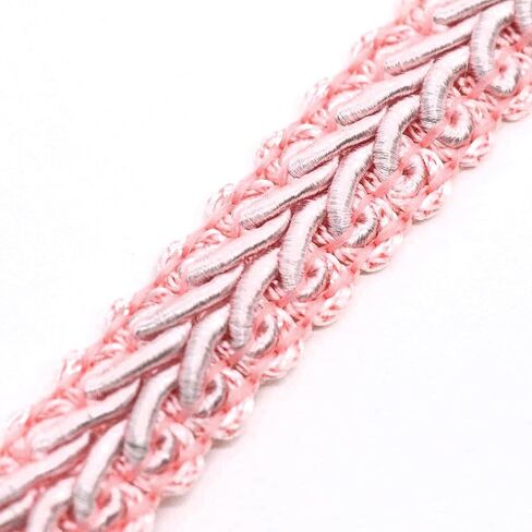 1/2-Inch Braid Trim (25 Yard Roll) | BR-708-19 Orange in Saudi Arabia