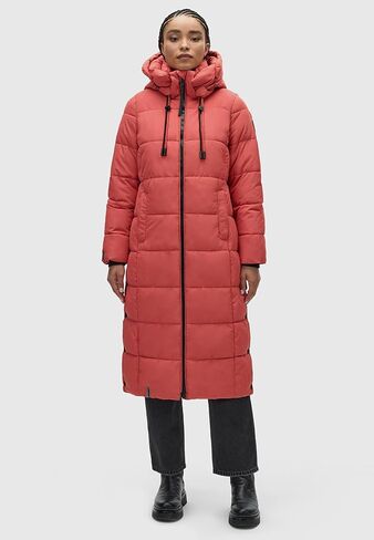 Marikoo Long Fall & Winter Coat for Women | Detachable Hood | Quilted Women’s Calf-Length Jacket | Nadeshikoo XVI XS-5XL in Saudi Arabia