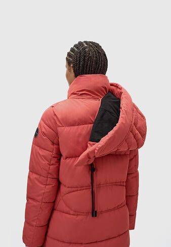 Marikoo Long Fall & Winter Coat for Women | Detachable Hood | Quilted Women’s Calf-Length Jacket | Nadeshikoo XVI XS-5XL in Saudi Arabia