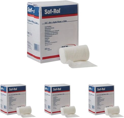 بطانة من الحديد المصقول ممتصة للرول من Bsn Medical بطول 10.16 سم × 10.16 سم. - موديل 9034 - حقيبة من 12 قطعة in Saudi Arabia